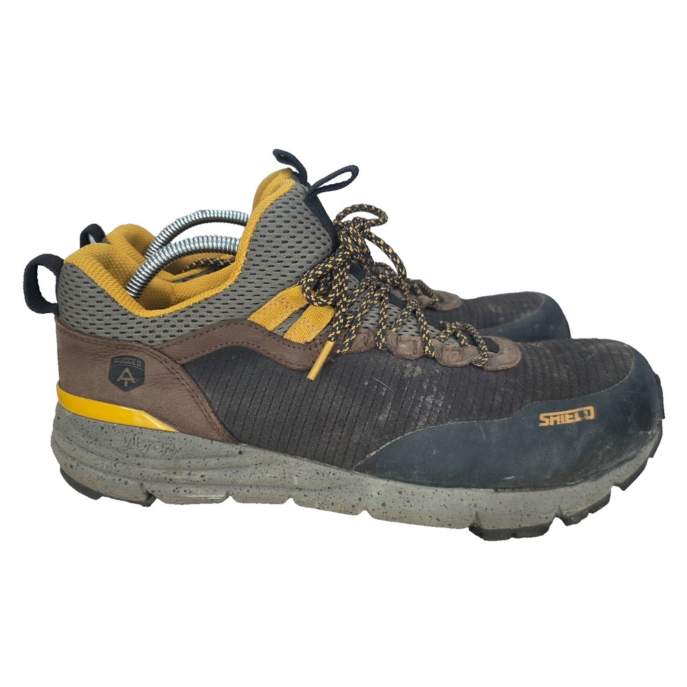 Rocky Work Shoes Mens 10 M Black Rugged AT Composite Toe Safety Sneakers RKK0341